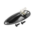 thumbnail image 1 of Unique Bargains 1/4 Inch Guitar Loaded Mono Output Jack Plate Input Socket for  Stratocaster Strat ST/SQ Electric Guitar,Black, 1 of 4