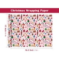 thumbnail image 3 of NeoMart- Pink Christmas Wrapping Paper - Mini Roll - 17 Inch x 16.5 Feet - Pink Christmas Toys Wrapping Paper for Xmas Holiday, Party Celebration, 3 of 14