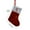 🔥 A_Base#1799, variant on Knitted Wool Christmas Stocking Decor | Embroidered Letter Gift Bag | Candy Holder | Hanging Fireplace Ornament | Festive Red Green | Spacious 20x15cm | 1 Piece