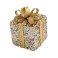 thumbnail image 4 of Adorno de caja de regalo navideña con lentejuelas, colgante en miniatura, decoración navideña para chimenea de hotel, artículos para fiestas de Lazo dorado, 4 of 8