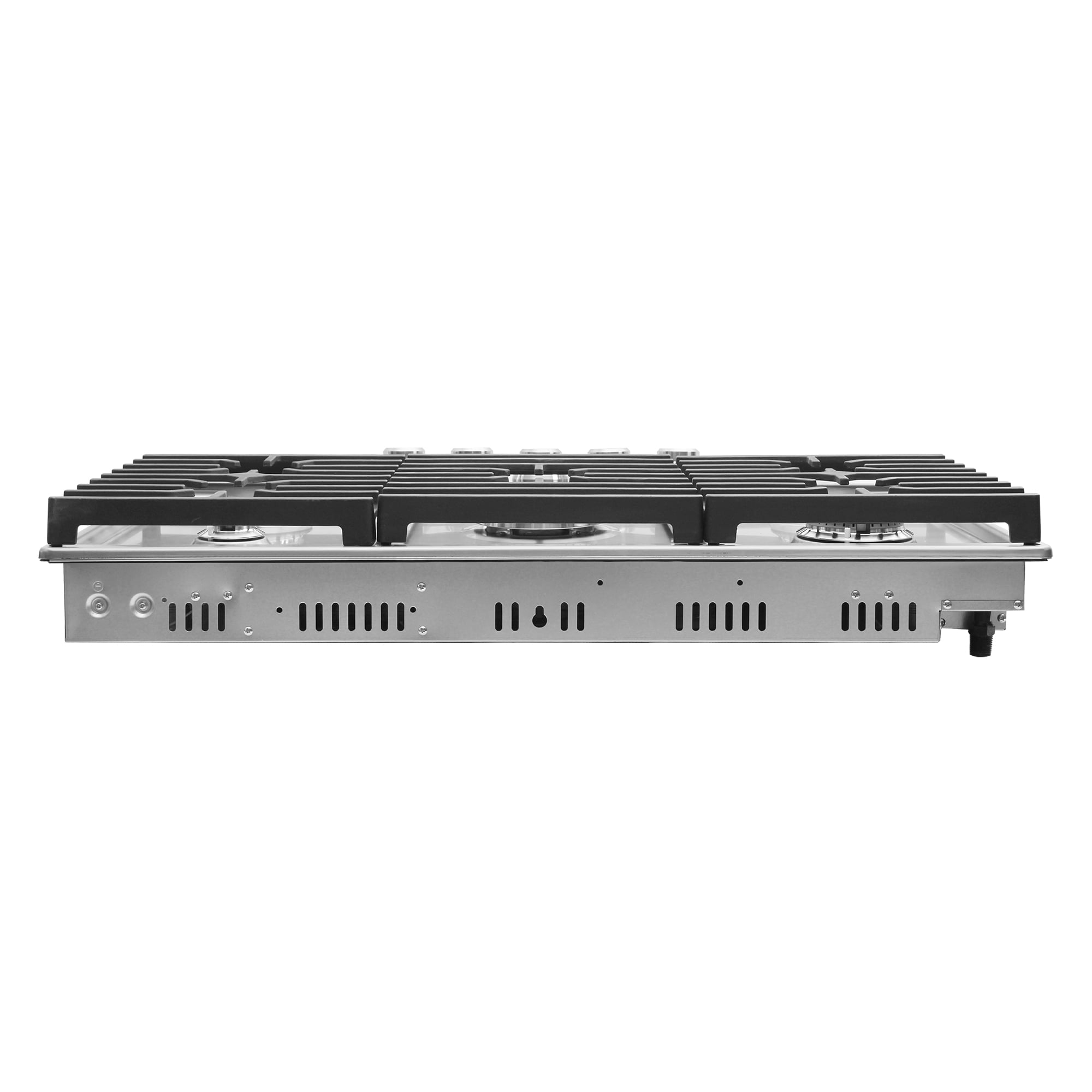 Cosmo 36 in. Haven Collection Drop-in Gas Cooktop with 5 Sealed Burners, Cast Iron Grates in Stainless Steel