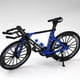 thumbnail image 3 of Juguete miniatura bicicleta de montaña modelo curvo azul Sunnimix, 3 of 5