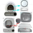 thumbnail image 2 of Automatic Cat Litter Box Accessories Bin Door Collecting Feces Bottom Capsule Garbage Bag for Cat Toilet Litter Box, 2 of 9