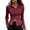 Wine, variant on Yigetop Striped Long Sleeve Shirt Women Women's Long Sleeve Striped Fitted Button Down Shirts Casual Elegant Top Collared Dress Blouse Tops Womens Button Down Blouse Black L
