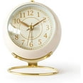 thumbnail image 1 of Reloj Slarm, pequeño reloj de mesa silencioso, reloj despertador retro clásico sin tictac, luz nocturna, silencioso, vidrio HD para decoración de interiores/sala de estar/cocina/dormitorio Xemadio LKX-1155-4, 1 of 7