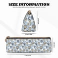 thumbnail image 4 of Naloa Balloon Vintage Print Leather Pencil Case - Portable Big Capacity Pencil Pouch Organizer Bag Stationery Bag for Work & Office Pencil Pen Case, 4 of 5