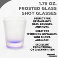 thumbnail image 3 of Frosted Glass Shot Glasses 1.75 oz. Set of 10, Bulk Pack - Great for Weddings, Birthdays, Parties, Indoor & Outdoor Events - Purple, 3 of 5