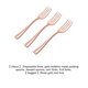 thumbnail image 4 of Toystoory Juego de cucharas de almacenamiento conveniente de 24 piezas Fácil de almacenar y acceder a utensilios de cocina Cubiertos Cubiertos Mostrada horquilla de oro rosa 9.8 CM, 4 of 6
