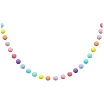 Mozhitti Garland Home Children's Room Girl Room Decoration Macaron Color String Hanging Ornaments Suitable For Easter Halloween And Other Holidays