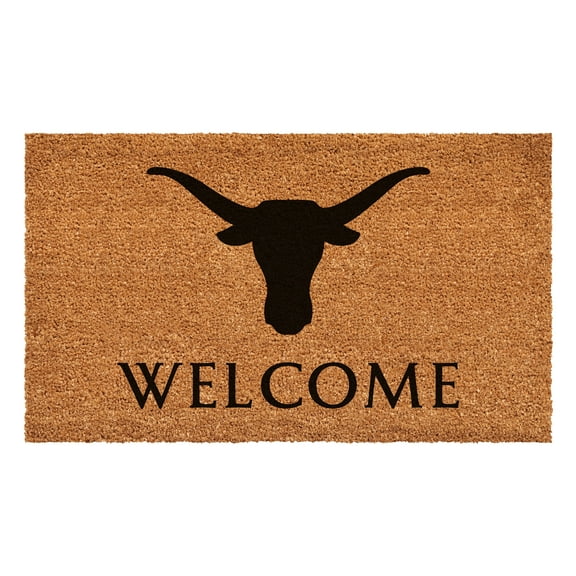 Calloway Mills 108673672 Longhorn Welcome Doormat, 36" x 72"