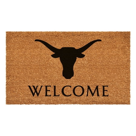 UPC: 0840195316100 | Calloway Mills Longhorn Welcome Doormat  24  x 36