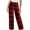 Red, variant on ZZwxWA Womens Flannel Fleece Pajama Pants Classic Plaid Lounge Pants Soft Comfy Pj Wide Leg Trousers Sleepwear with Pockets