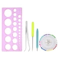 thumbnail image 1 of Wdftyju Juego de herramientas para filigrana de papel DIY, plantilla, tablero de molde, pinzas, agujas, Kit de pluma rodante Wdftyju 3xx2hg3sx8gy4al3, 1 of 8