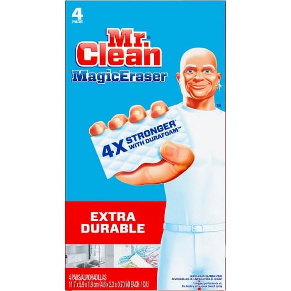 Mr. Clean Procter & Gamble Magic Eraser Extra Durable Pads Sponge - 32 / Carton - White