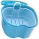 thumbnail image 1 of Caja para dentaduras postizas con cesta, color azul, caja de almacenamiento para aparatos dentales, protector bucal, color azul claro, 1 of 5