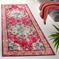thumbnail image 4 of SAFAVIEH Runner Rug 2'2"x16' - Monaco Collection - Traditional Design, Pink & Multi, Ideal for Living Room, Bedroom, Dining Space, Entryway, Hallway, Kitchen, 4 of 12