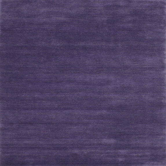 Ahgly Company Indoor Square Contemporary Purple Abstract Area Rugs, 3' Square