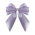 thumbnail image 2 of 1 Pc Christmas Velvet Bows, Wide Decorative Christmas Bows for Wreath Garland Christmas Tree Decor, Indoor Outdoor Holiday Decorations, 4.13x5.11 Inch, Taro Purple, 2 of 5