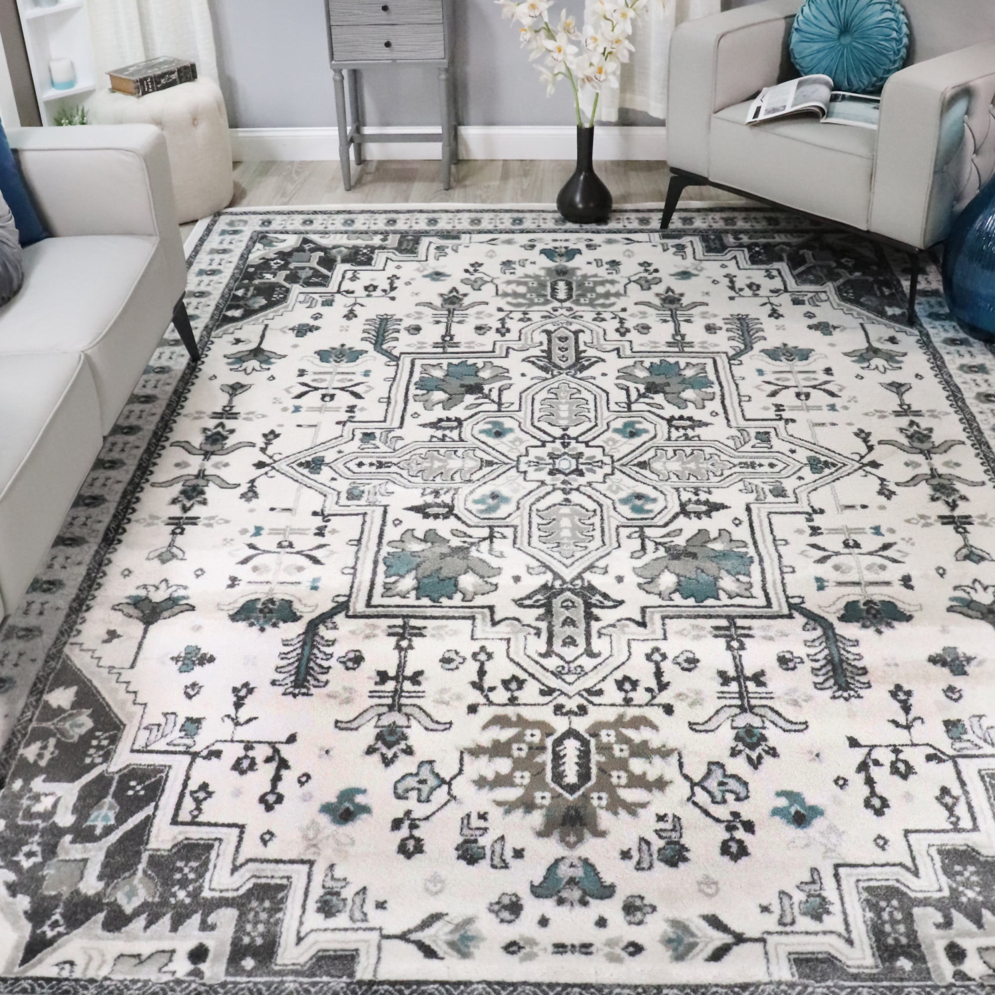 Superior Southwestern Tribal Medallion Indoor Area Rug, Rivulet, 4' x 6'