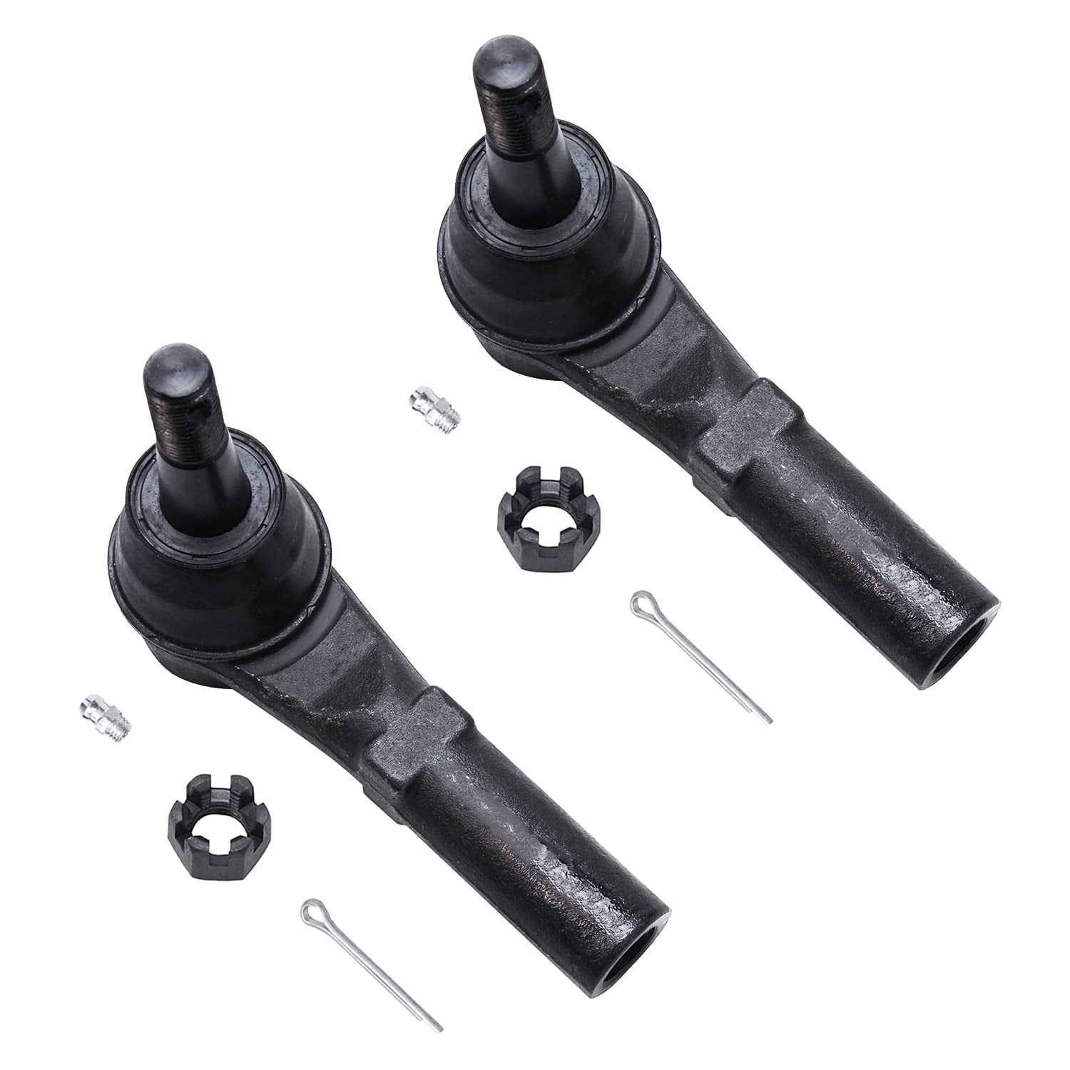 Detroit Axle - Front 10pc Suspension Kit for 2011-2019 Chevy GMC Sierra Silverado 2500HD 3500HD, 2 Upper Control Arms w/Ball Joints 2 Sway Bar Links 4 Inner and Outer Tie Rods 2 Lower Ball Joints