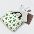 thumbnail image 5 of 16" Laptop Briefcase for Work Travel Laptop Shoulder Bag Carrying Handbag Laptop Case Christmas Trees and Colorful Balls, 5 of 8