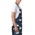 thumbnail image 3 of Lsque Cartoon Swan Waterproof Apron Chef Aprons for Men Heavy Duty Chemical Work Apron Extra Long Grilling Aprons with Adjustable Bib Apron, 3 of 9