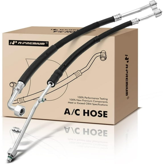 A-Premium A/C Suction and Discharge Line Hose Assembly Compatible with Chevrolet Impala Caprice Cadillac Fleetwood Commercial Chassis Buick Roadmaster