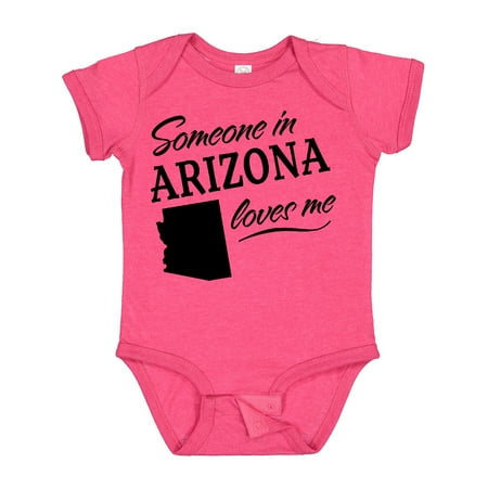 

Inktastic Someone in Arizona Loves Me Gift Baby Boy or Baby Girl Bodysuit