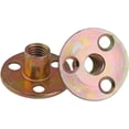 thumbnail image 1 of PinesC Iron Plate nut,Round t nut,Iron Plate Nut Furniture Nut Counter Lock Three Hole Locking Nut Disc Nut M8 M10 2Pieces (Size : M8 2PCS)(M6 2PCS) One Color M6 2PCS, 1 of 5