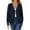 Navy, variant on Gyexs Cardigan Sweaters for Women Casual Lightweight Soft Knit V Neck Womens Cardigans Sweater Trendy Fall Winter Clothes (Blue, Size XS)