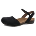 thumbnail image 1 of Sandalia Dansko Rowan para Mujer con Soporte de Corcho y Espuma Viscoelástica Negra, 1 of 7