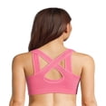 thumbnail image 2 of Baweave Women‘s Medium Support Zip Front Sports Bra  Sizes S-3XL, 2 of 4