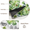 thumbnail image 6 of St. Patrick's Day Area Rugs 4'x6', Washable Small Throw Rugs for Office Bathroom, Lucky Shamrocks Boots Books Green Plants Indoor Outdoor Rug Non-Slip Low Pile Carpet Runner Reversible Floor Mats, 6 of 8