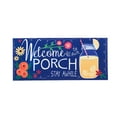 thumbnail image 2 of Evergreen Indoor Outdoor Doormat Bundle Set of 5 - Frame and 4 Welcome Seasonal Inserts Pumpkins Lemonade Snowman Floral, 2 of 9