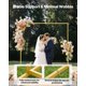 thumbnail image 4 of Soporte tipo arco VEVOR, 2 x 2 m, estructura estable, metal dorado, 4 of 9