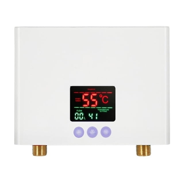 Chauffe-eau Électrique Instantané 3000W / 5500W Mini Conversion de Fréquence Température Constante