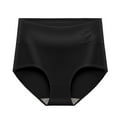 thumbnail image 2 of Plebaso Womens High Waisted Cotton Underwear Stretch Comfortable Briefs Soft Full Coverage Ladies Panties, 2 of 3