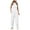 White, variant on 2DXuixsh Womens Rompers for Summer Women's Sleeveless Overalls Jumpsuit Casual Loose Adjustable Straps Bib Long Pant Jumpsuits with Pockets White Size Xxl