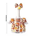 thumbnail image 3 of Sruoe Porch Goose Outfits, 23 Inch Porch Goose Clothes, Goose Clothes Dress, Duck Sculpture Clothes for Lawn Statue Cement Statue Yard Patio Party Decoration, 3 of 6