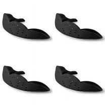 4X Sport Mouth Guard EVA Teeth Protector Adults Mouthguard Tooth Brace Protection Basketball Rugby Boxing Karate,Black