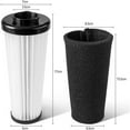 thumbnail image 2 of 2 Pack Replacement Odor Trapping Filter F112 for Upright Bagless Vacuum Cleaners Compares to AD47936, 2 of 5