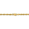 thumbnail image 4 of 10K Yellow Gold necklace Rope chain Diamond-cut 24 in 3 mm, 4 of 5