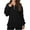 Black, variant on Mlzmgr Collared Neck Sweatshirts for Women Long Sleeve Quarter Zip Casual Business Golf Tops Women's Fashion Shirts Solid Color