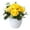 Yellow, variant on Artificial Flowers in Vase Decor Silk Rose Flower Arrangements Fake Faux Flowers Bouquets In Ceramics Vase Table Centerpieces Holiday Dinning coffee Room Table Kitchen Decoration