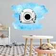 thumbnail image 2 of Sea Wall Decals for Children Bedroom - Under Water Diving Helmet Helmet DIY & Creativity Boy Girl Bedroom Wall Sticker - Size: 30 In x 21 In, 2 of 5