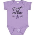 thumbnail image 3 of Inktastic Epilepsy Awareness Ribbon Support Walk Girls Baby Bodysuit, 3 of 5