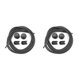 thumbnail image 1 of Jumpingount 1 par de cordones de zapatos * Cordones de bloqueo elásticos de seguridad reflectantes 120 cm Reemplazo de cuerdas para correr reutilizables Negro 2piezas Jumpingount CBP075634, 1 of 5