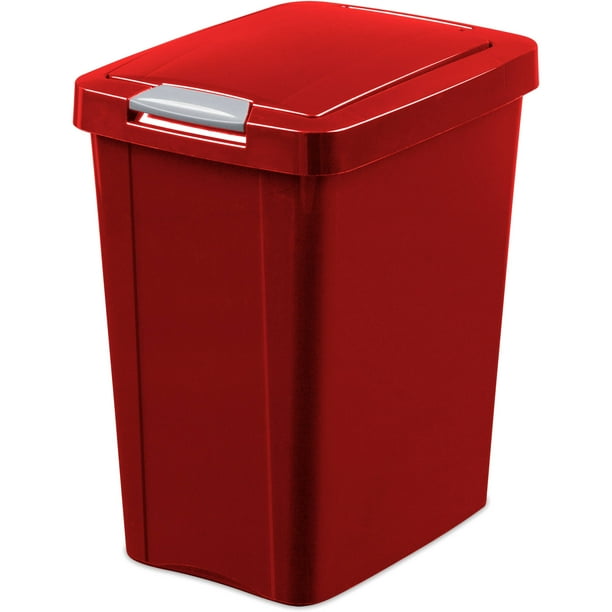 Sterilite 7.5 Gal. TouchTop™ Wastebasket Classic Red