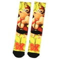 thumbnail image 6 of Nintendo Super Donkey Kong DK Gone Bananas! Sublimated Crew Socks, 6 of 6