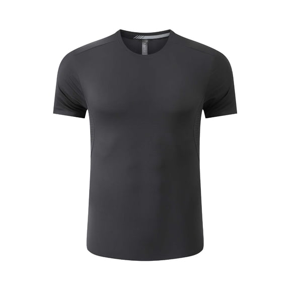 Kaluayu Mens Silk T Shirt Soft Undershirt Summer Comfort Breathable Tee Workout Top Casual Sleep Wear No Shrink,Great Gift